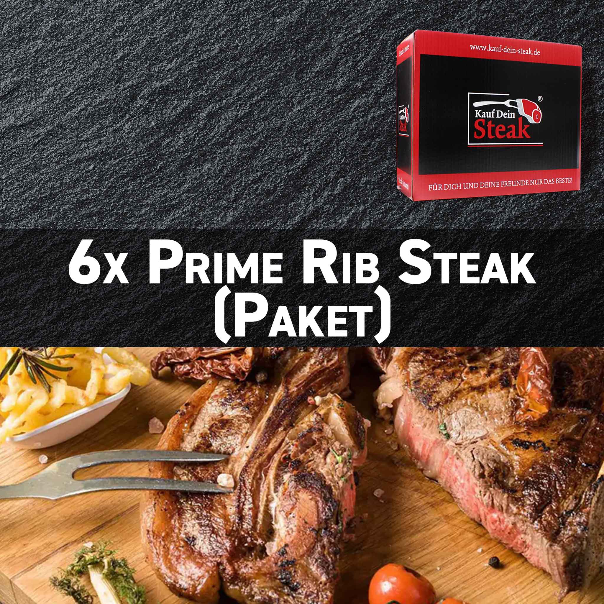 Prime Rib Steak Vorteilspaket (6 x 500 gr)