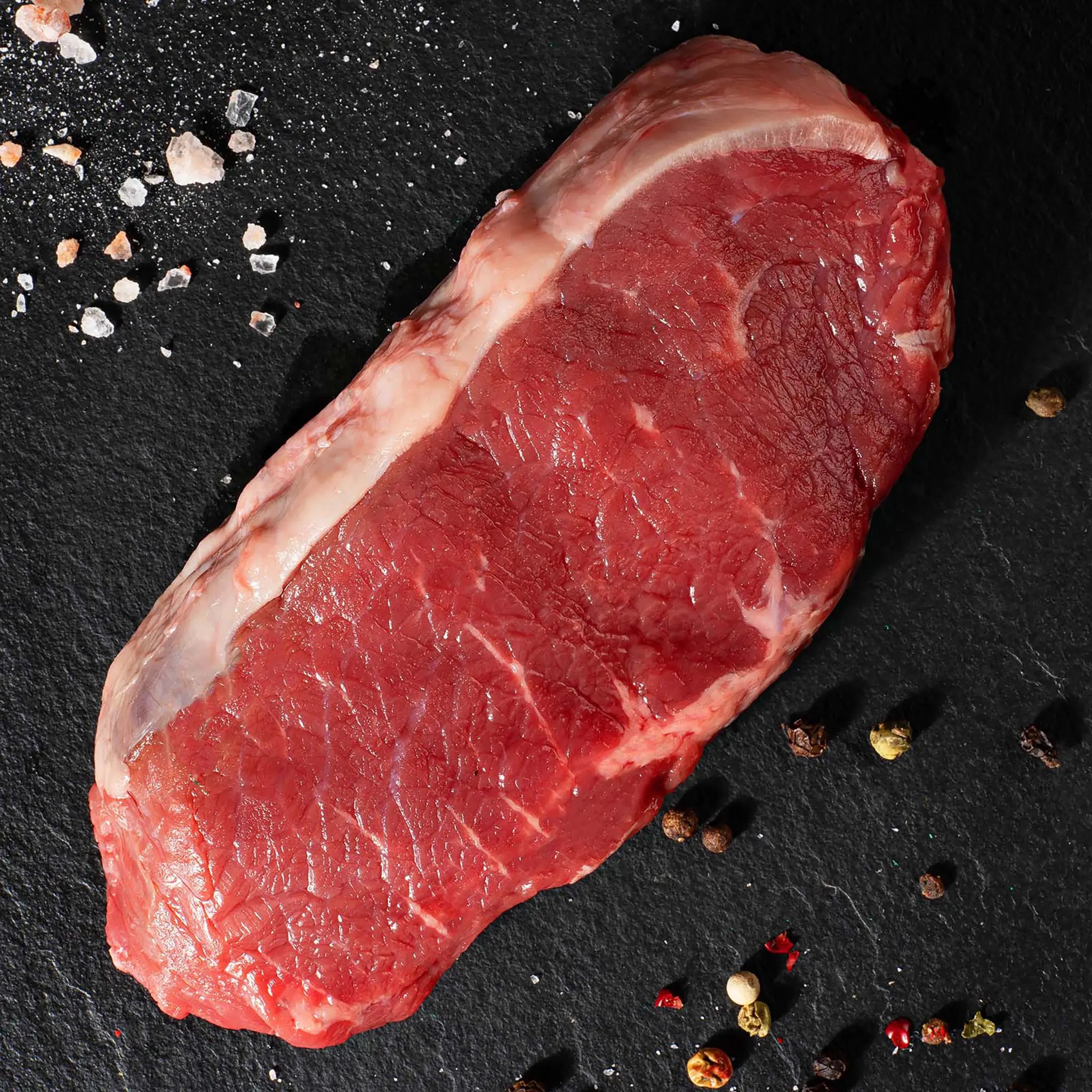 Dry-aged veal loin steaks