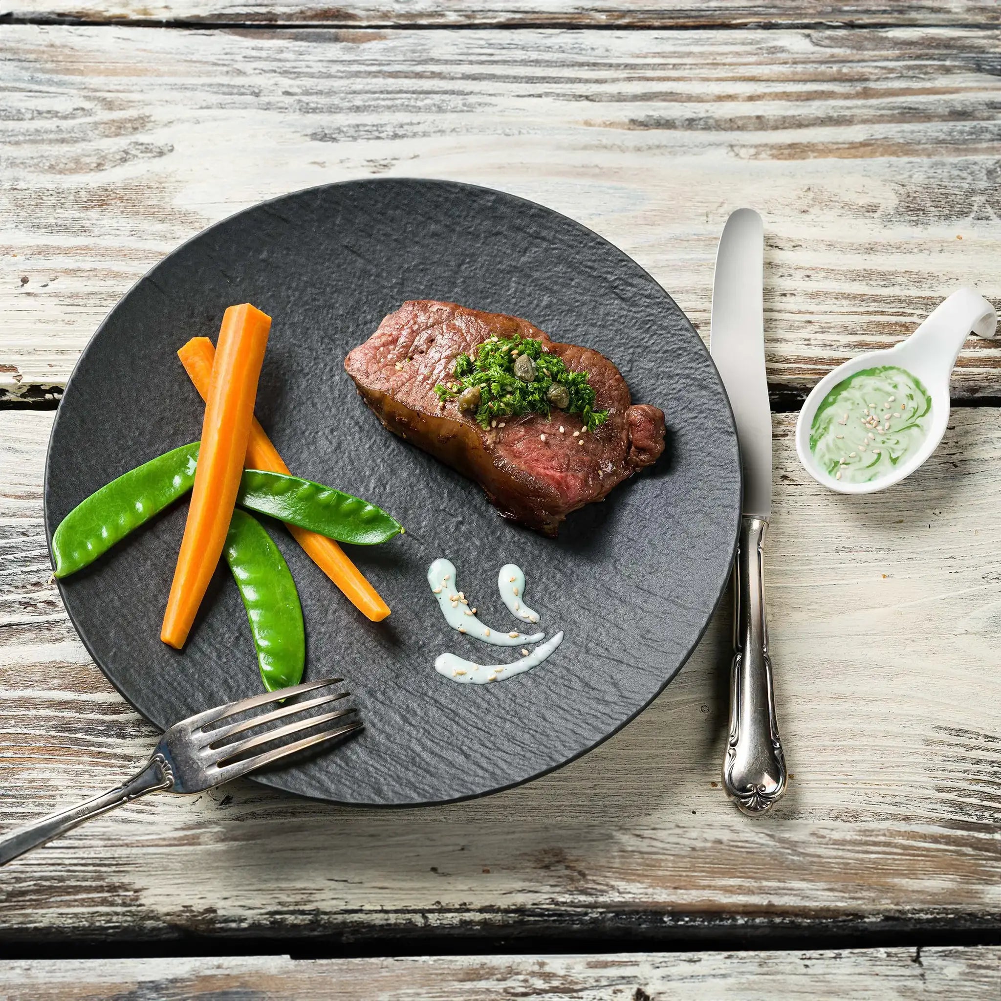 Dry-aged veal loin