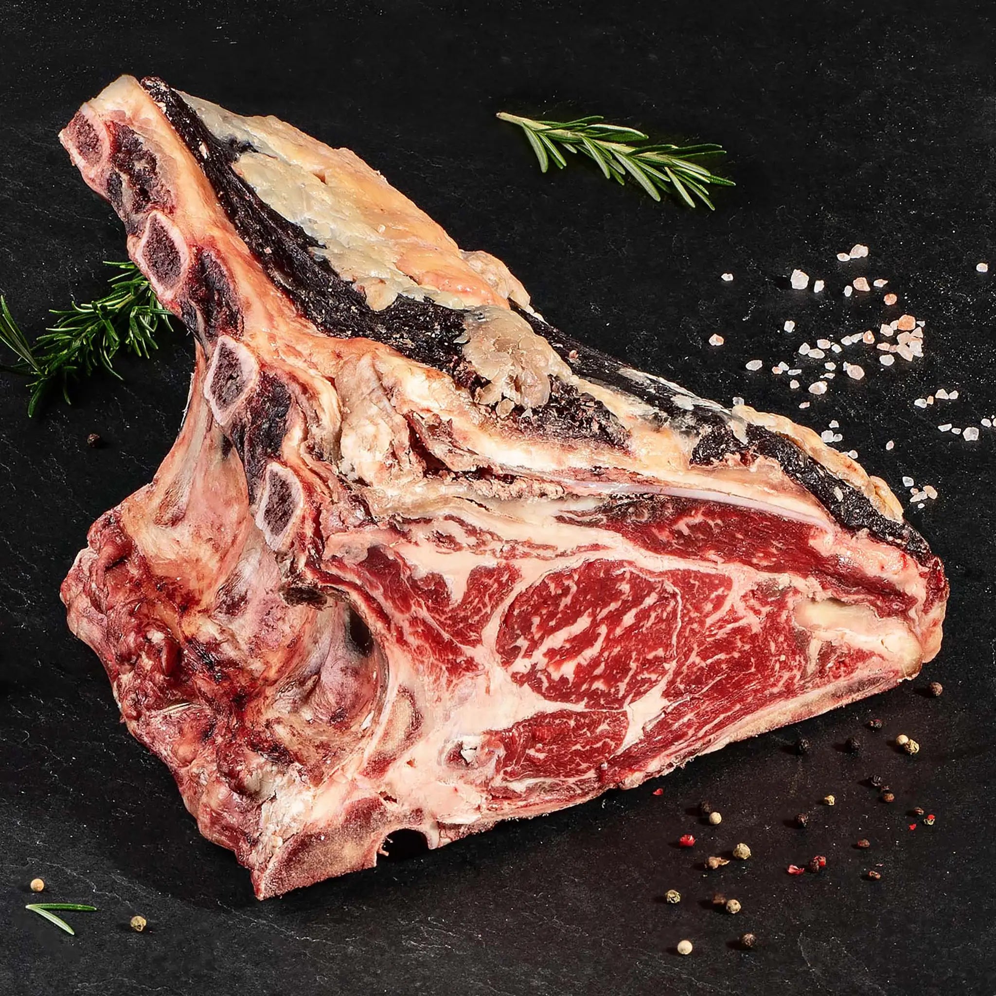 Dry-aged prime rib steak