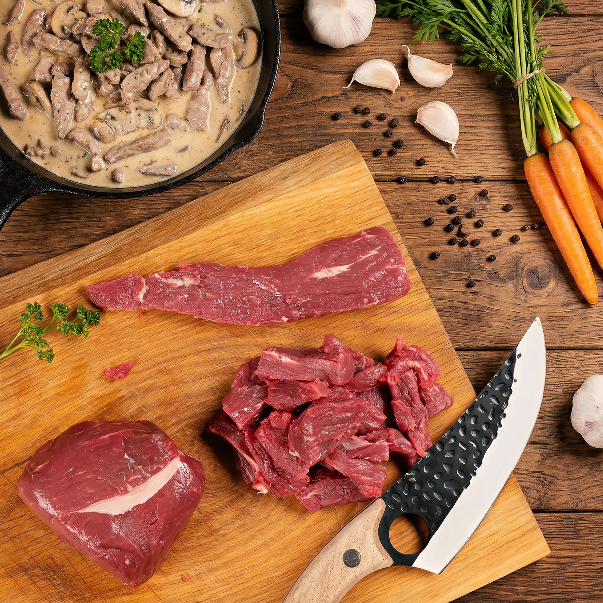 Dry-Aged Rinderfiletspitzen oder -köpfe