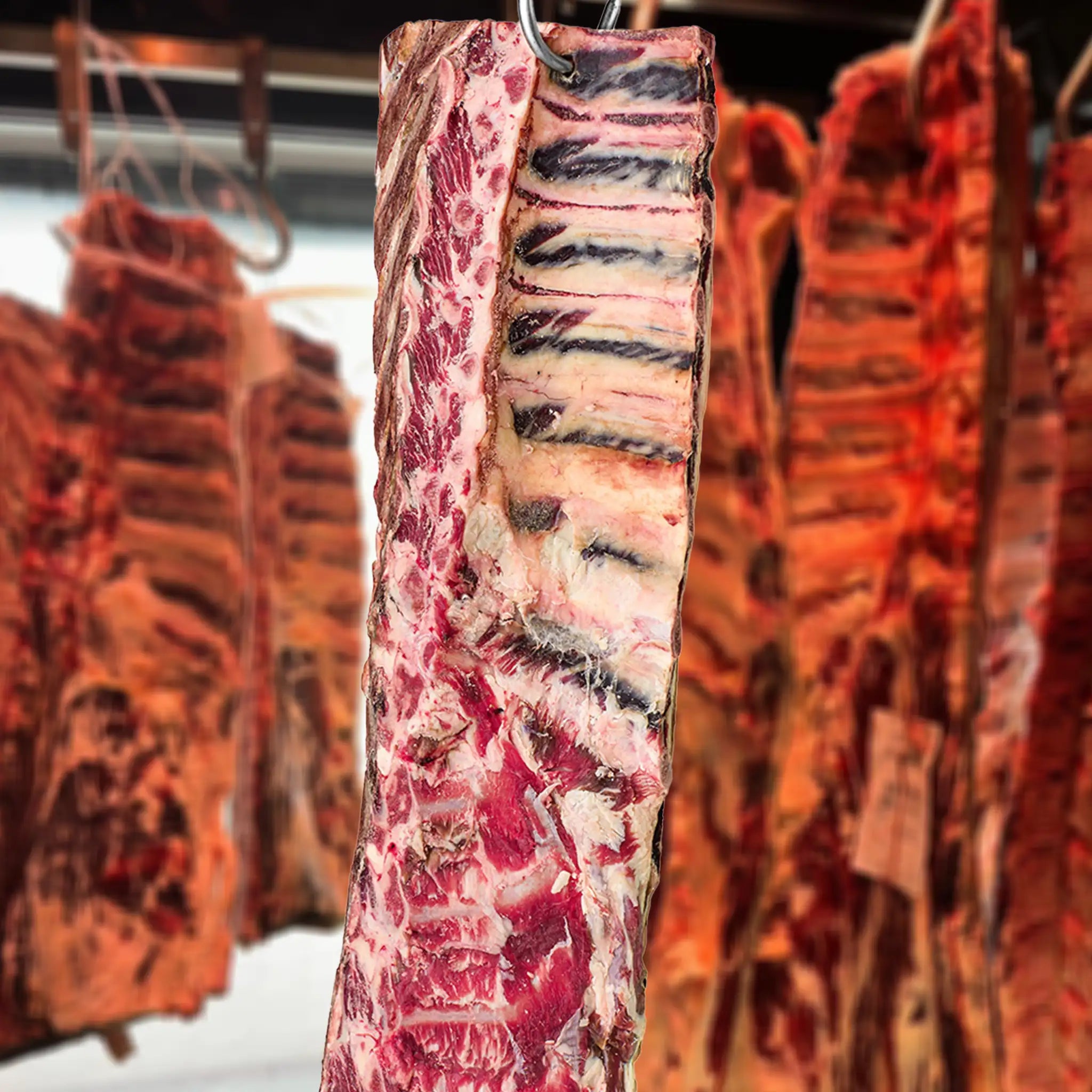 Whole dry-aged beef loin - without fillet, with bone