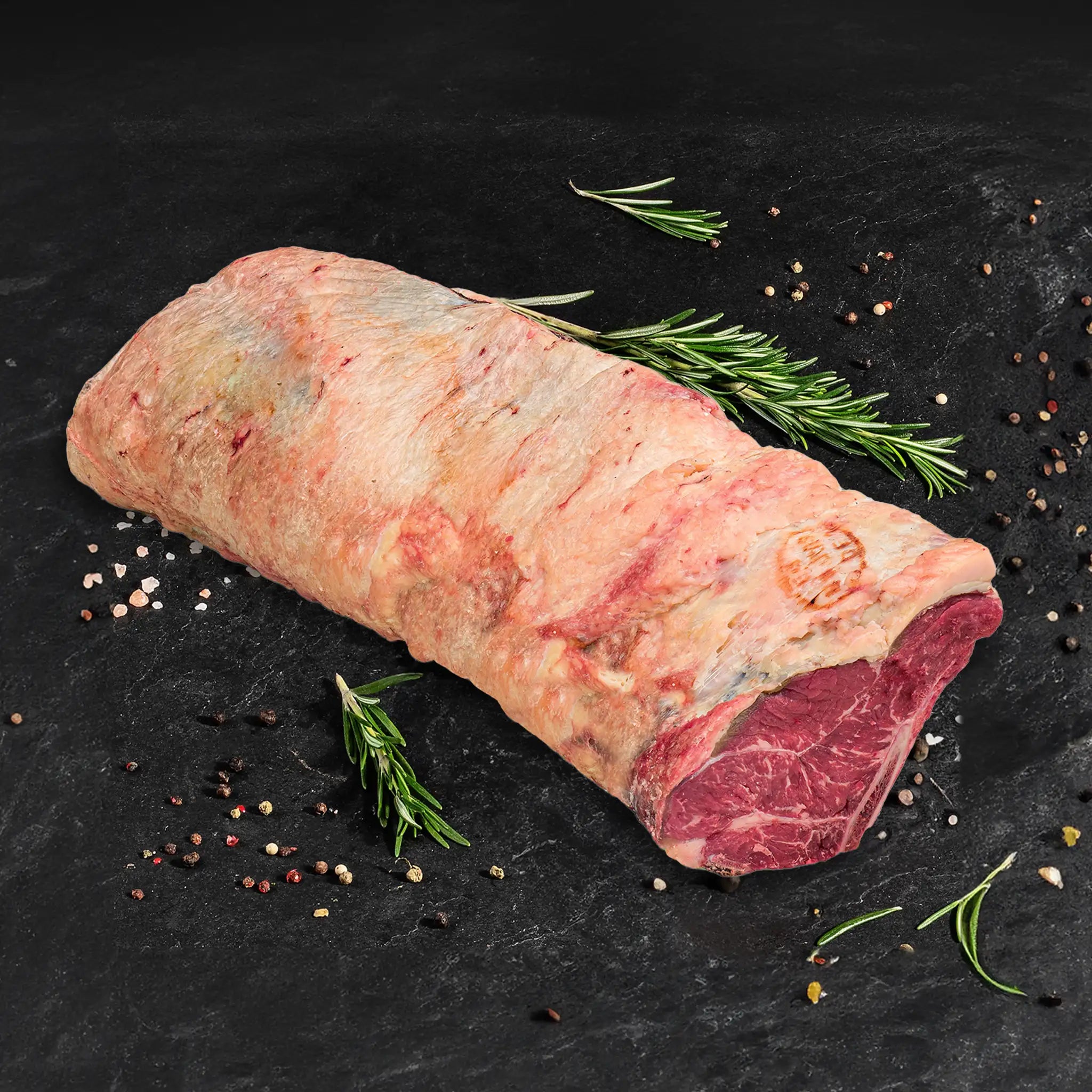 Whole dry-aged beef loin - without fillet, with bone