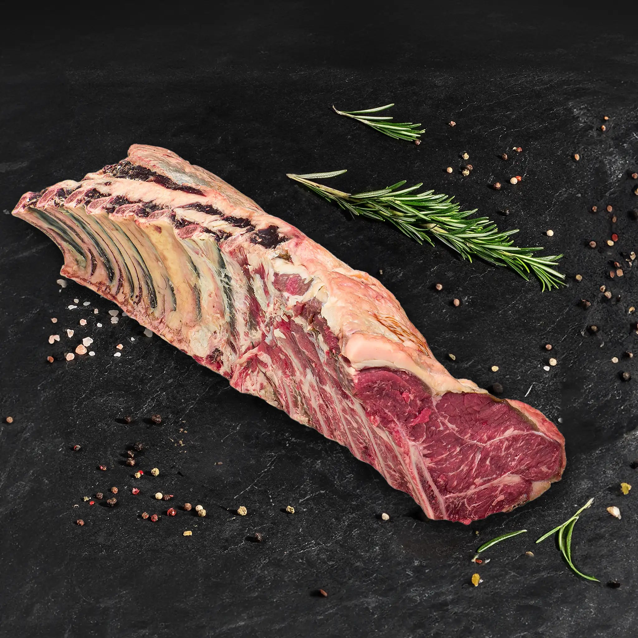 Whole dry-aged beef loin - without fillet, with bone