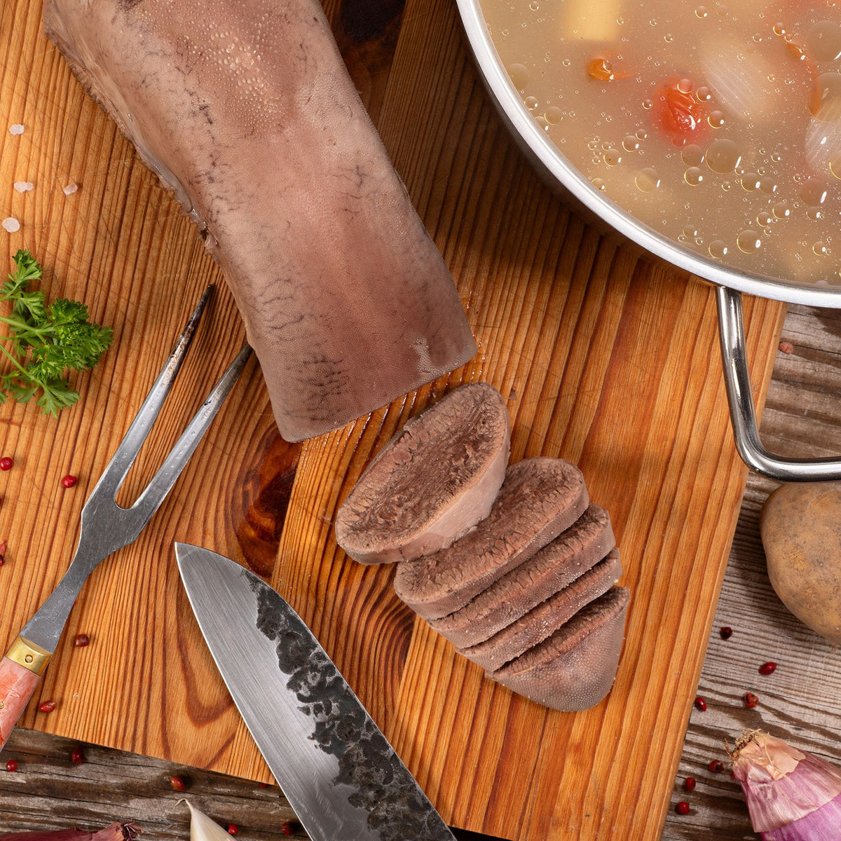 Beef tongue