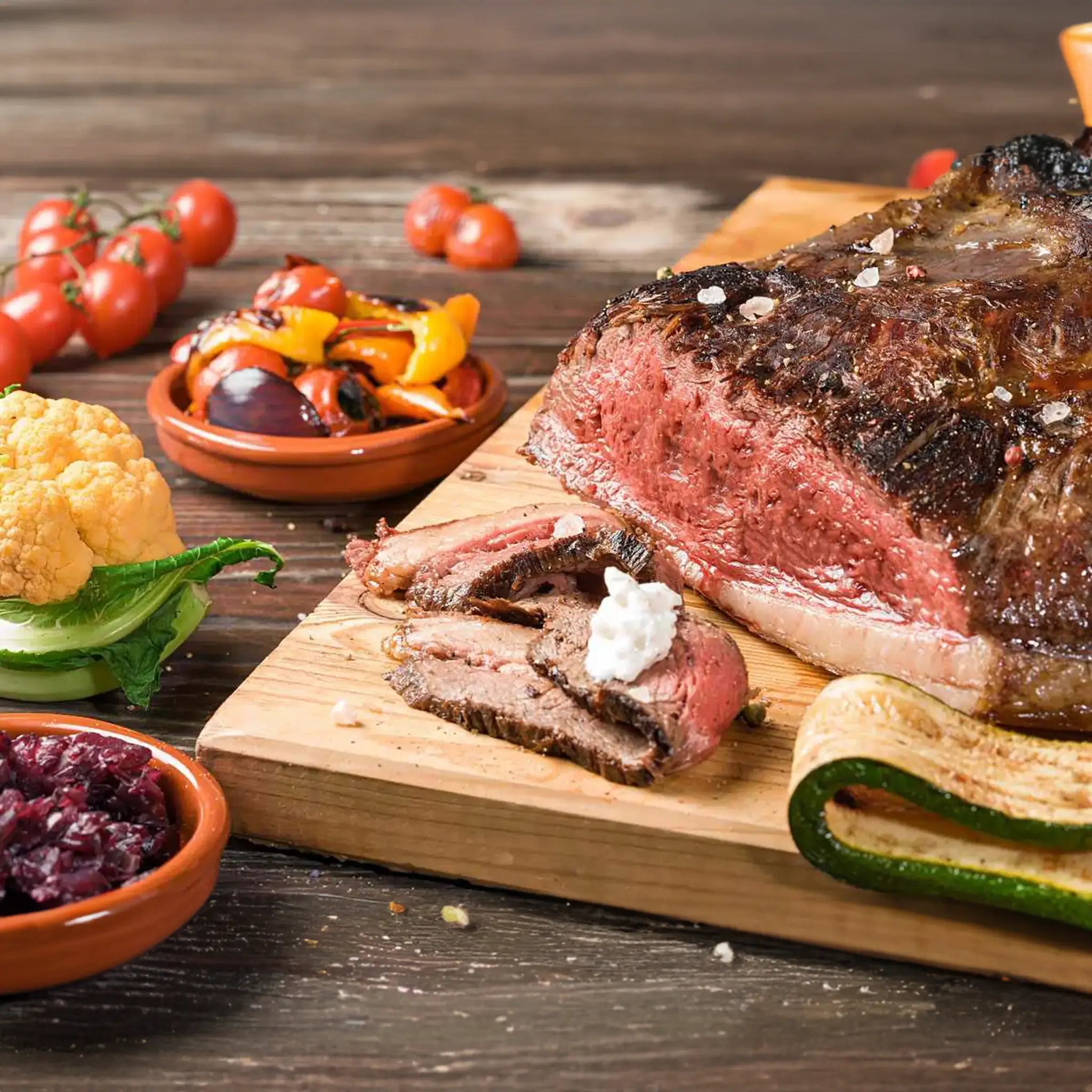 Picanha (Boiled beef with a fat cap)
