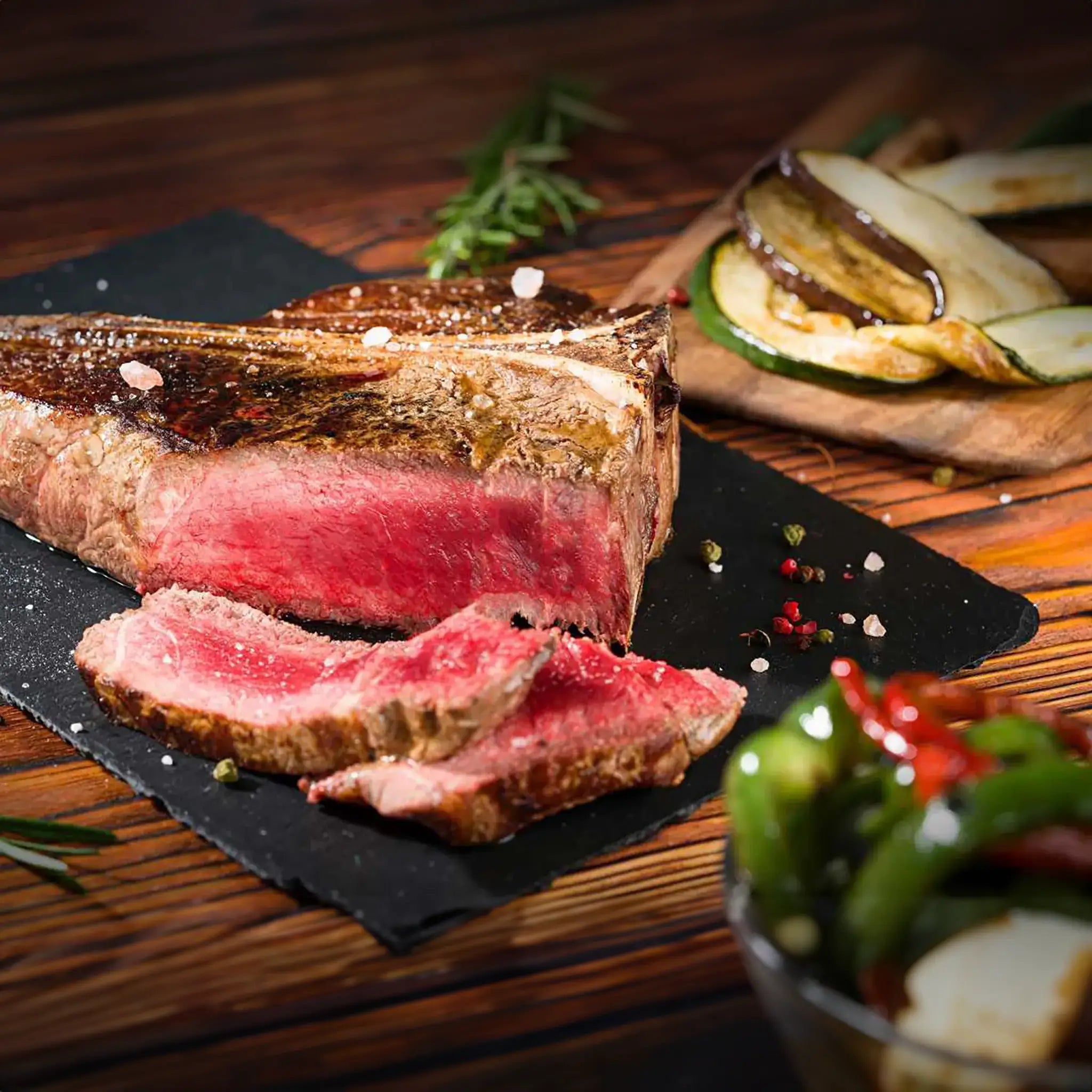 5 x porterhouse + steak pepper