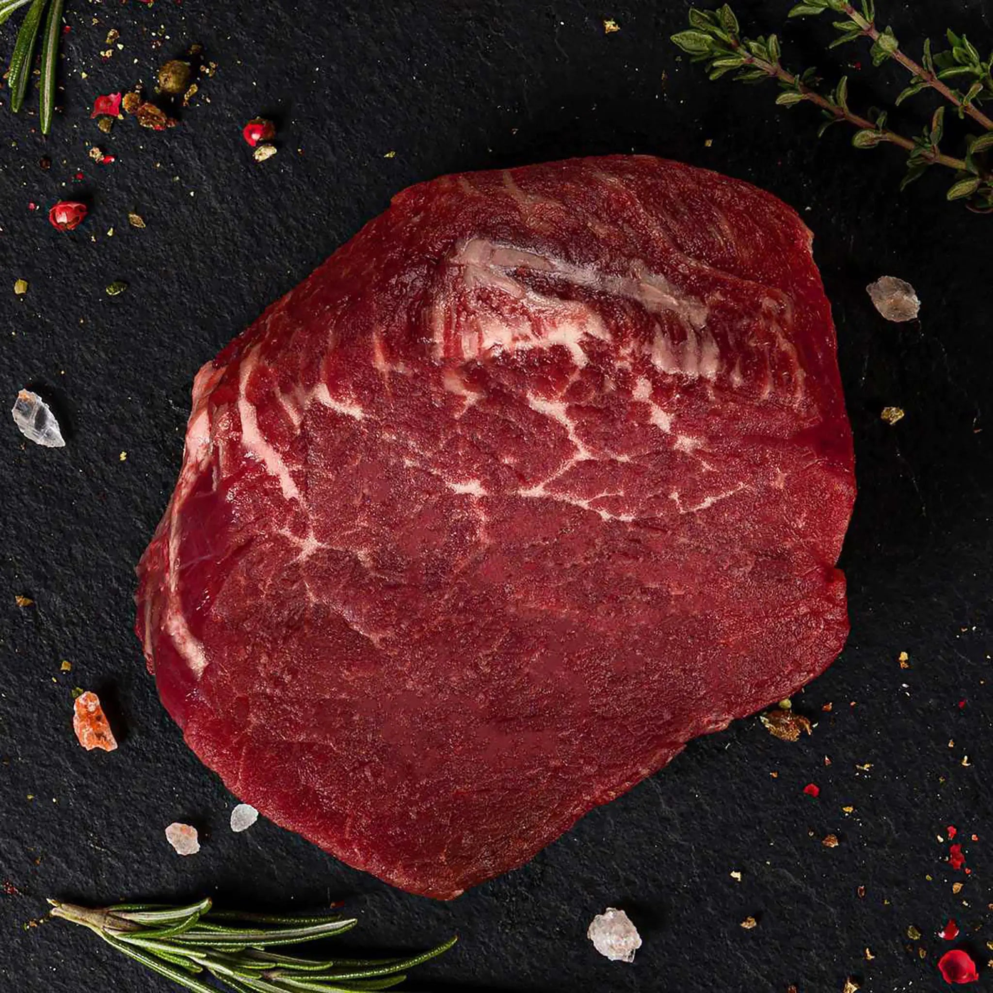 6 x beef fillet steak + steak pepper