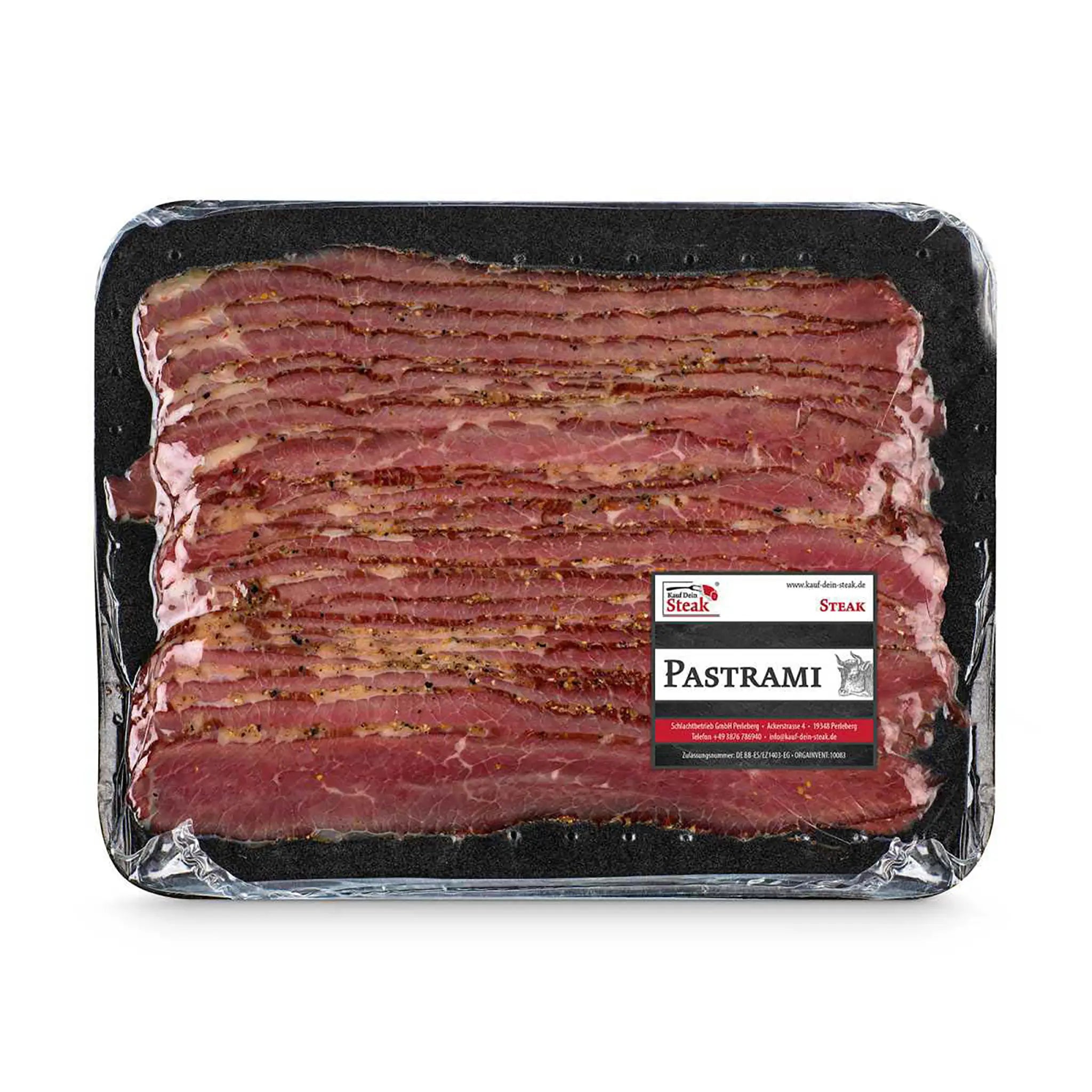 Pastrami - geräucherte, fein gewürzte Spezialität
