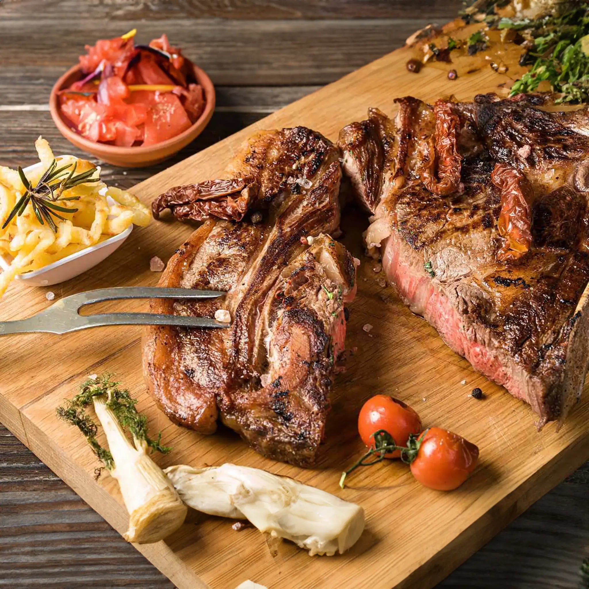 6 x Prime Rib Steak + Steak Pepper