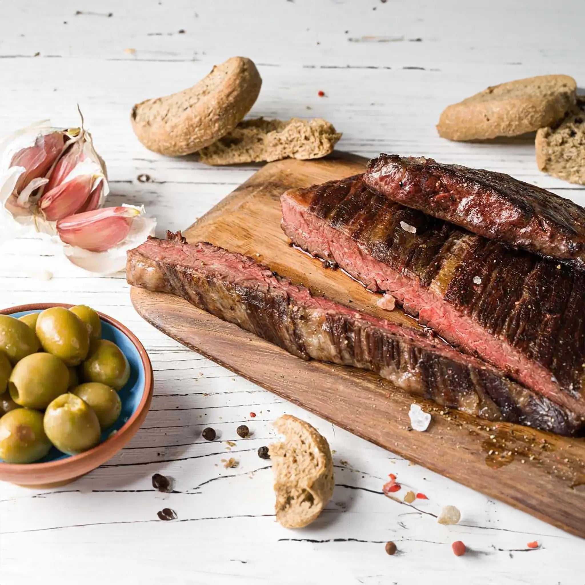 6 x skirt steak + steak pepper