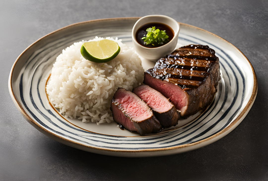 Rinderfiletsteak mit Soja-Zitrus-Sauce