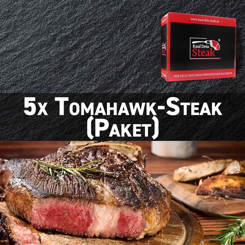 Tomahawk-Steak Vorteilspaket (5 x 900 gr)