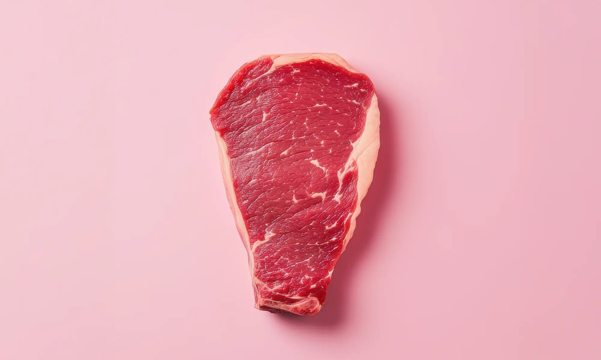 Frisches Steak, bevor es den Dry-Aging-Prozess durchlaufen hat