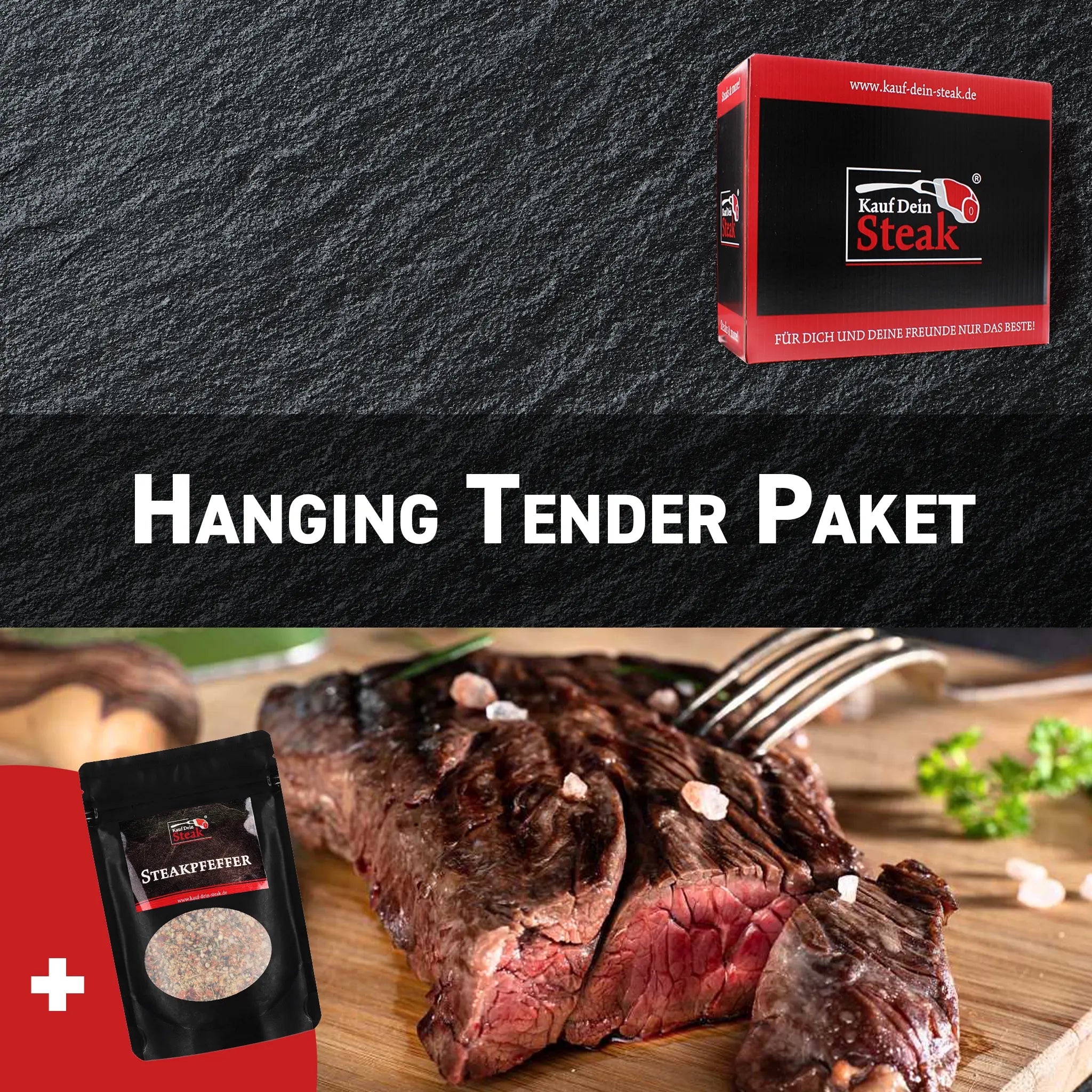 6 x Hanging Tender + Steakpfeffer