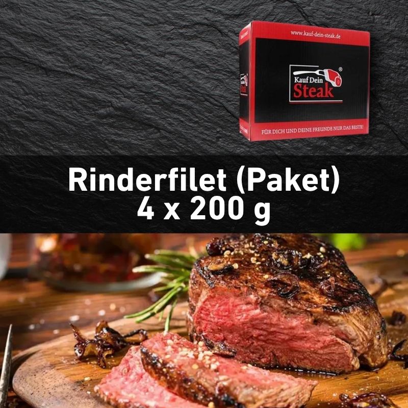 Dry-Aged Beef Tenderloin Package (4 × 200 g)