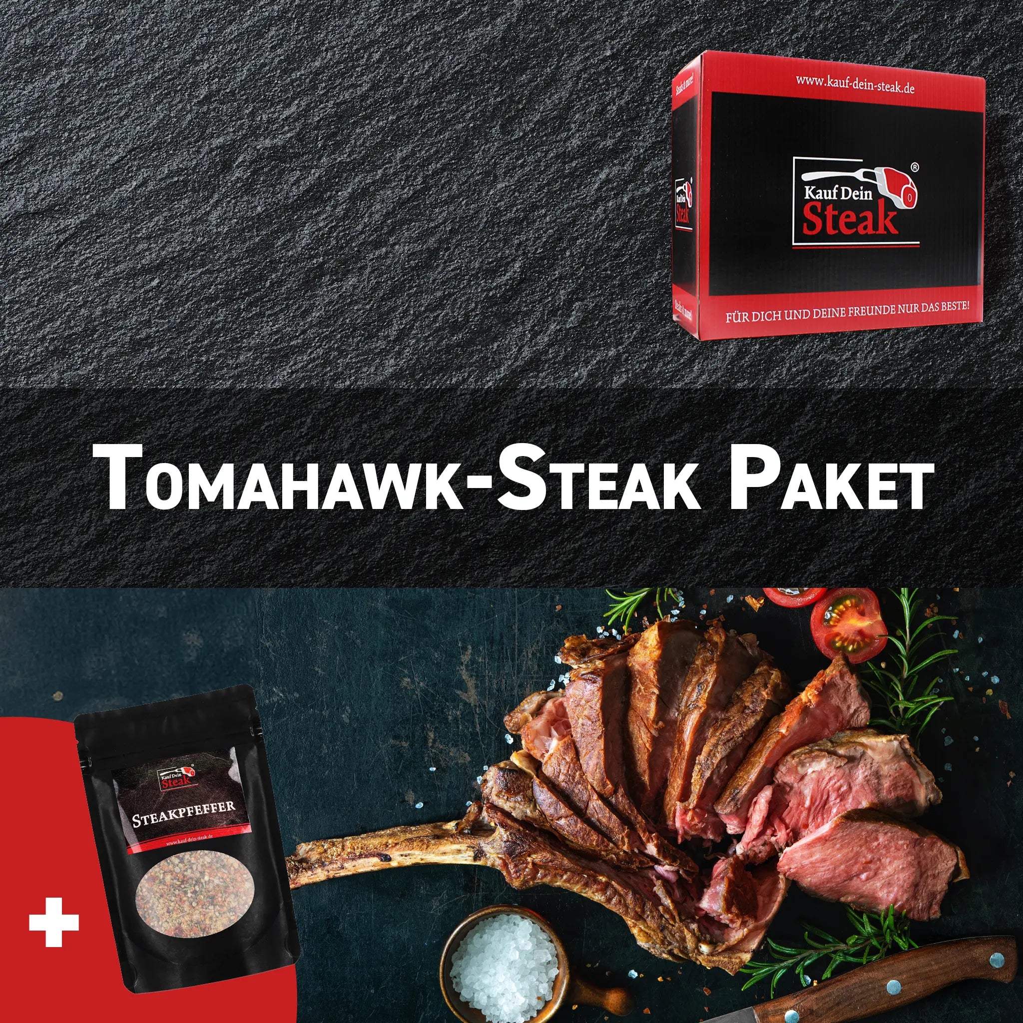 5 x Tomahawk + Steakpfeffer